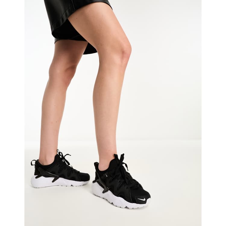 Nike Air Huarache Craft sneakers in black and white ASOS