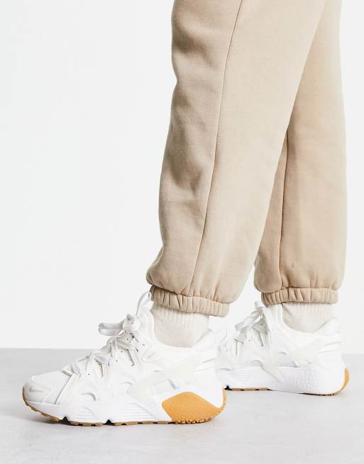 Nike Air Huarache Craft sneakers in white and brown | ASOS