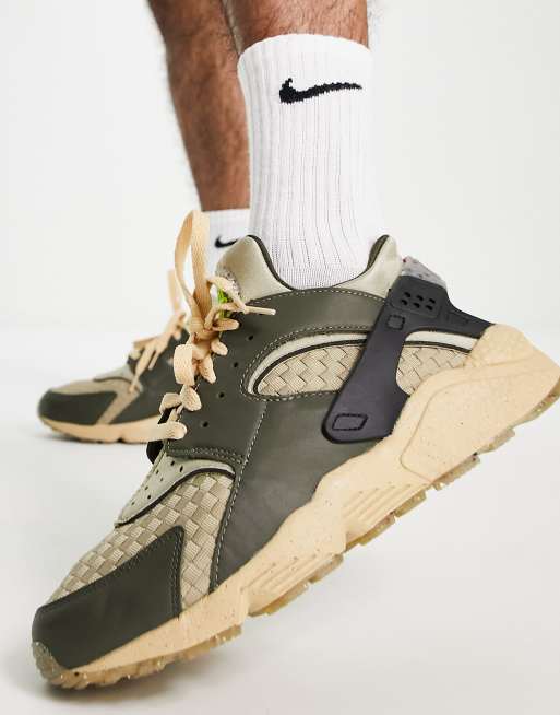 Nike Air Huarache Crater Baskets Kaki cargo ASOS