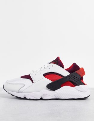 Huaraches nike store black and red