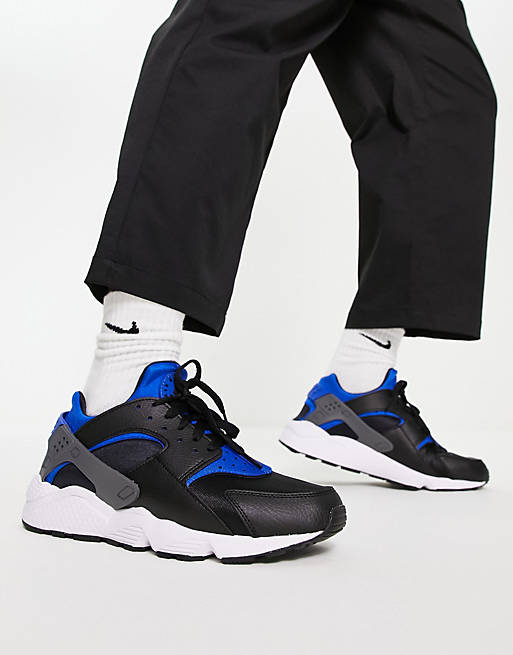 Nike Air Huarache LTD 3 'SC' trainers in black and blue | ASOS