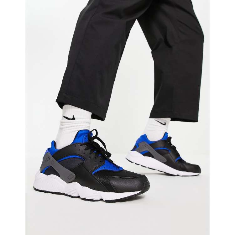 Edición septiembre salami Nike Air Huarache LTD 3 'SC' trainers in black and blue | ASOS