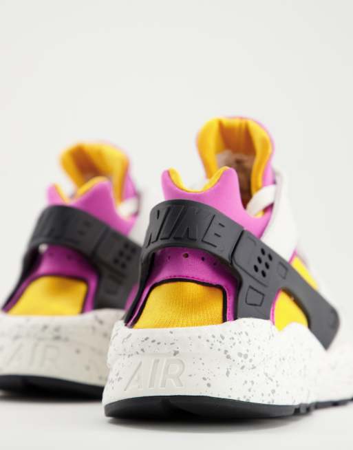 Nike Air Huarache Naturvita Och Rosa Sneakers Asos