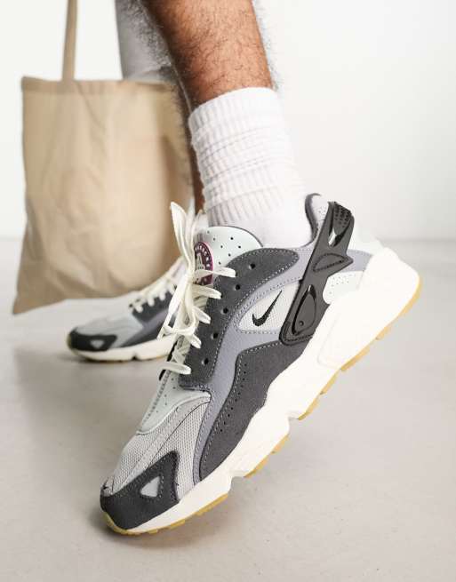 Nike huarache outlet grise et noir