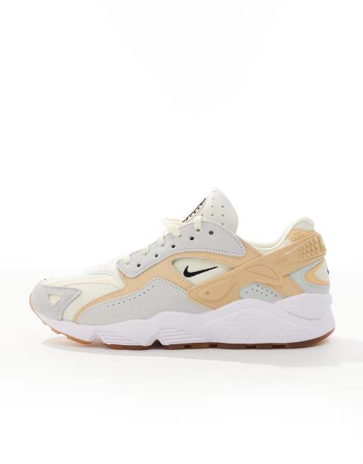 Nike Air Huarache Runner trainers in tan and grey