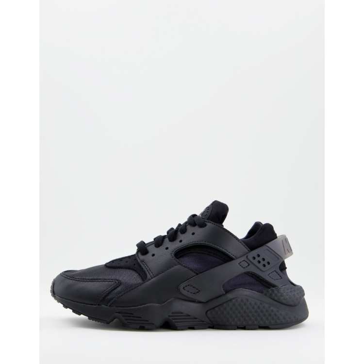 Nike air huarache outlet triple black damen