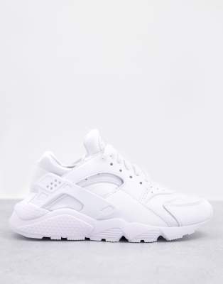 Nike - Air Huarache - Sneaker in Triple-Weiß