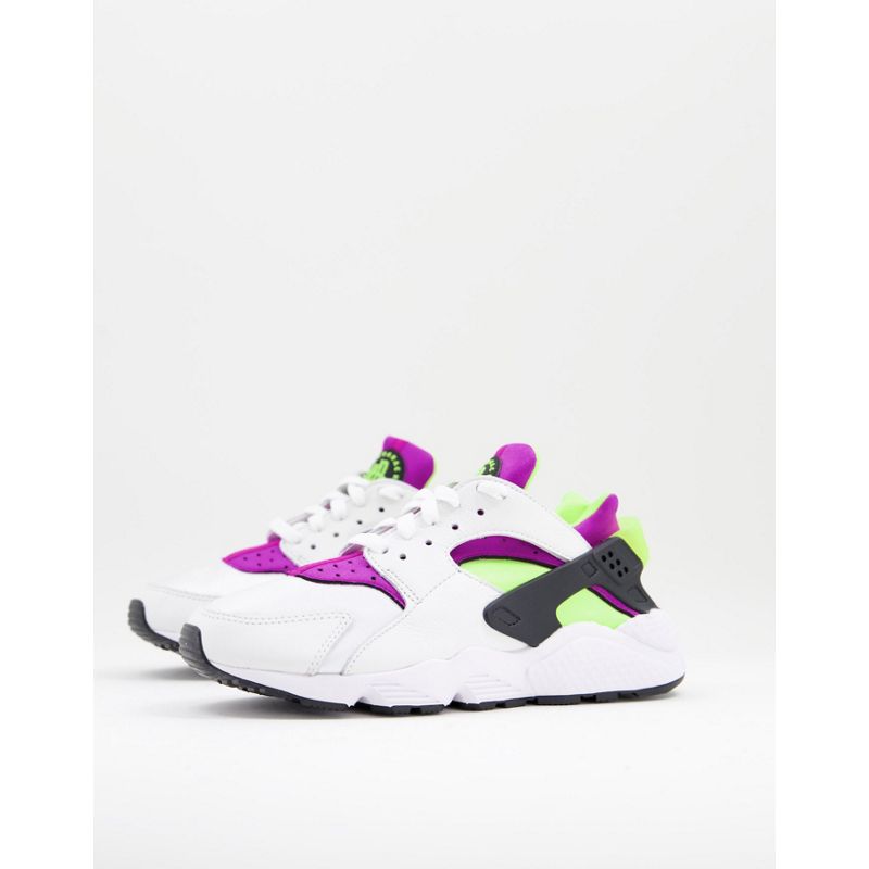 lLBbF Activewear Nike Air - Huarache - Sneakers bianche viola e verde