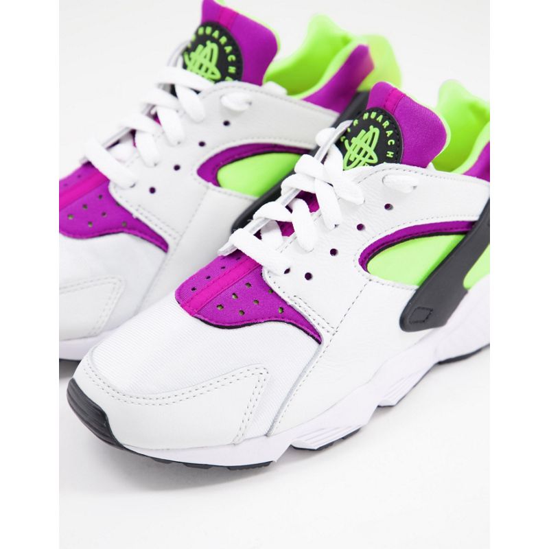 lLBbF Activewear Nike Air - Huarache - Sneakers bianche viola e verde