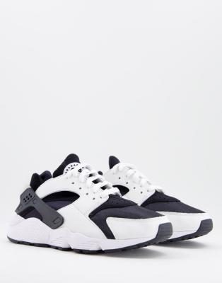 Nike Air Huarache sneakers in black and white