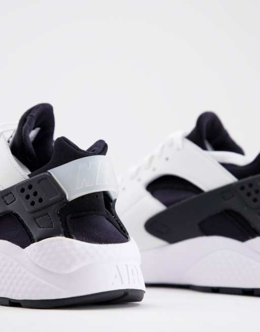 Nike Air Huarache sneakers in black and white