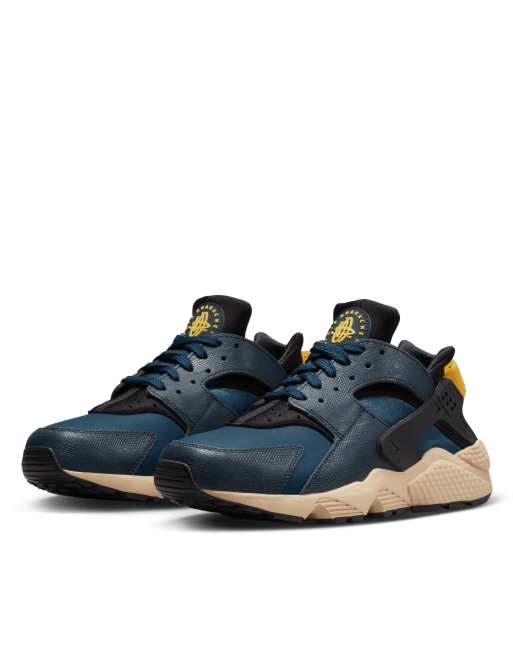 Nike Air Huarache sneakers in dark blue and multi