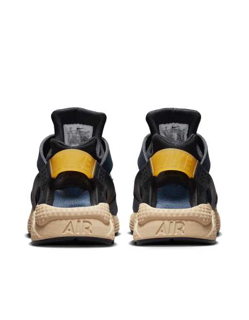 Navy blue and yellow on sale huaraches