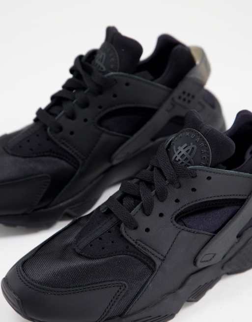 Natuur Verhoog jezelf Sinis Nike Air - Huarache - Sneakers in drievoudig zwart | ASOS