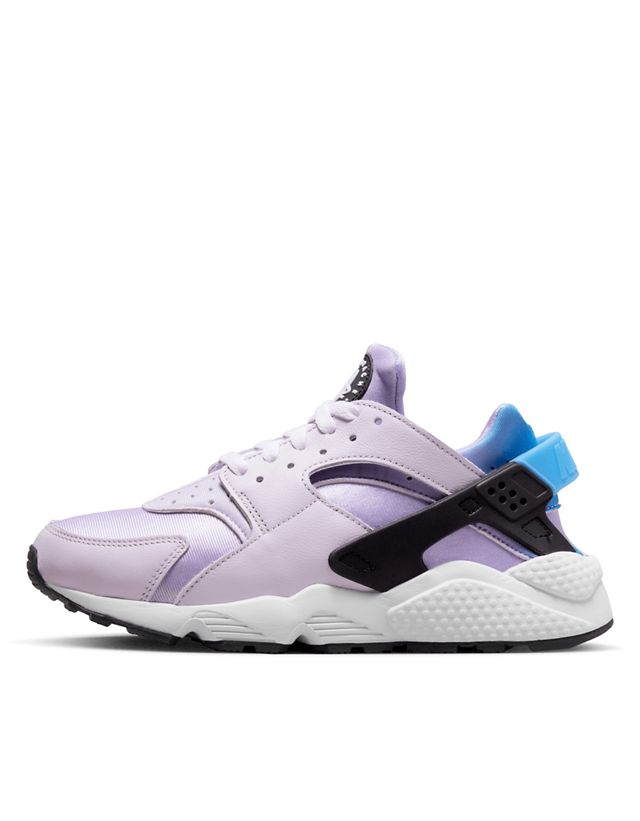 Nike Air Huarache sneakers in lilac black and barely grape
