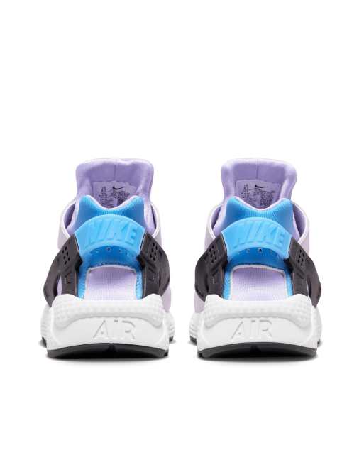 Nike Air Huarache sneakers in lilac black and barely grape