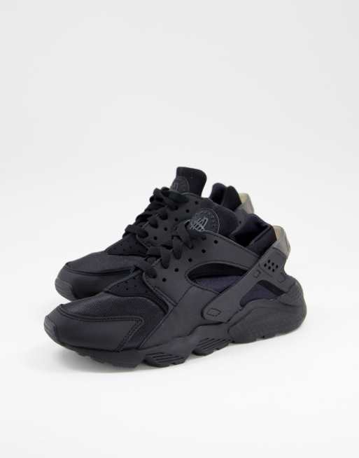 verlies Dodelijk Zichzelf Nike Air Huarache sneakers in triple black | ASOS