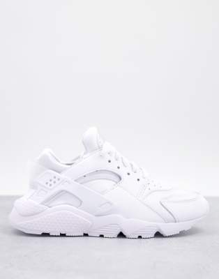 Nike triple cheap white huaraches