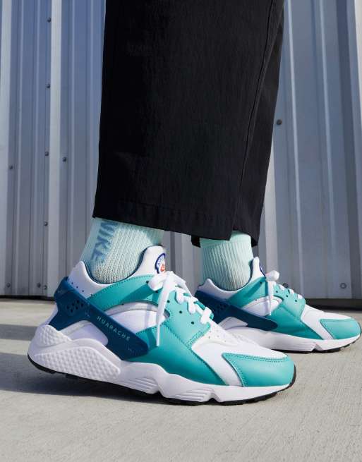 Nike air deals huarache teal