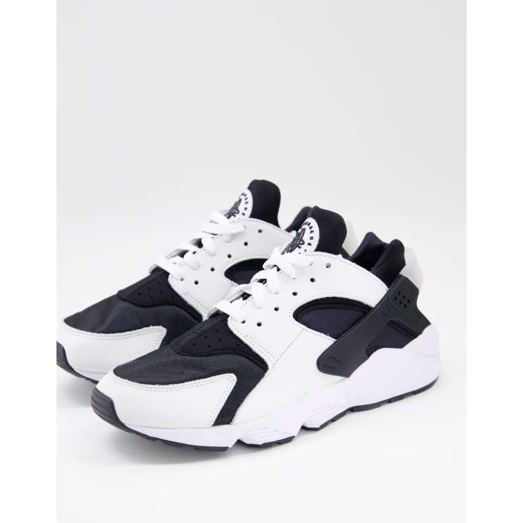 Nike Air Huarache trainers in black and white ASOS