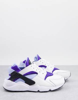 white blue and purple huaraches