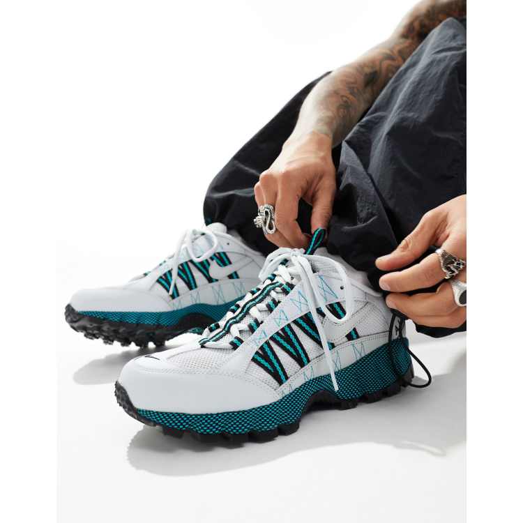 Nike Air Humara sneakers in light gray, black and turquoise  display picture 1