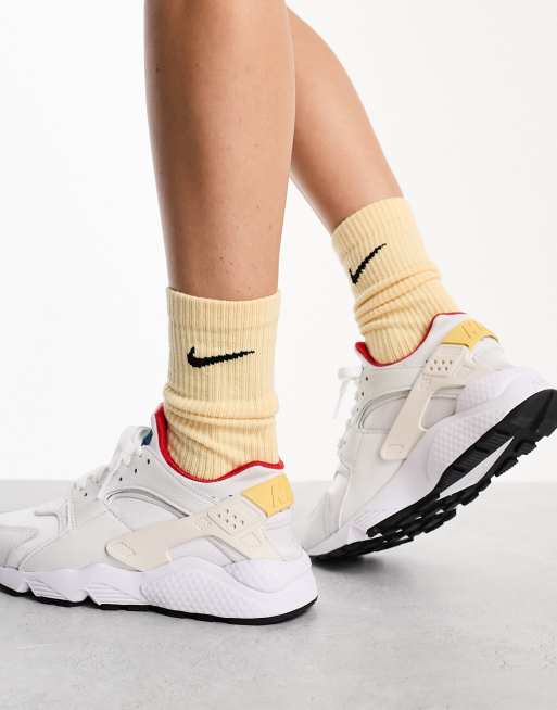 White and gold huaraches clearance ultra