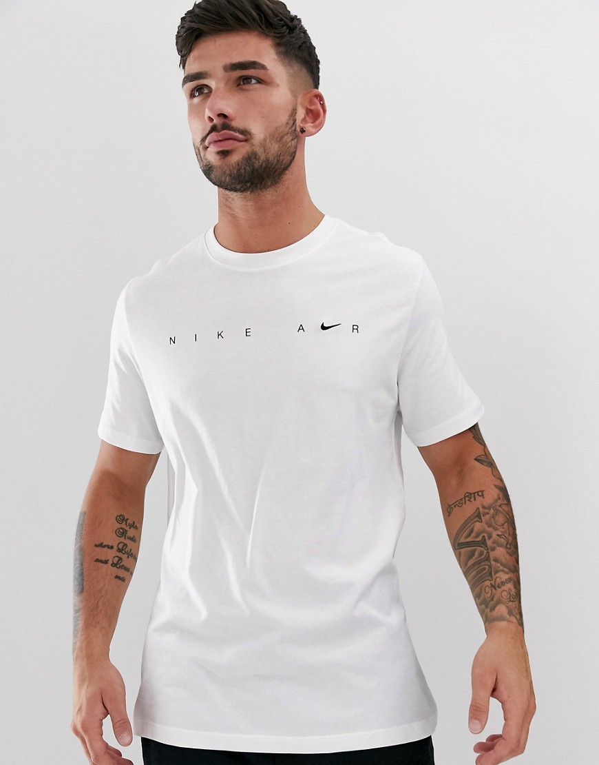 Nike Air – Hvid T-shirt med logo