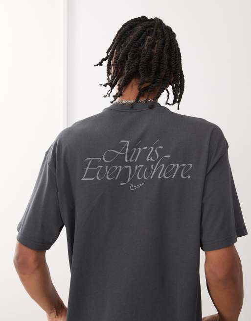 Nike "Air is Everywhere" back print t-shirt in black