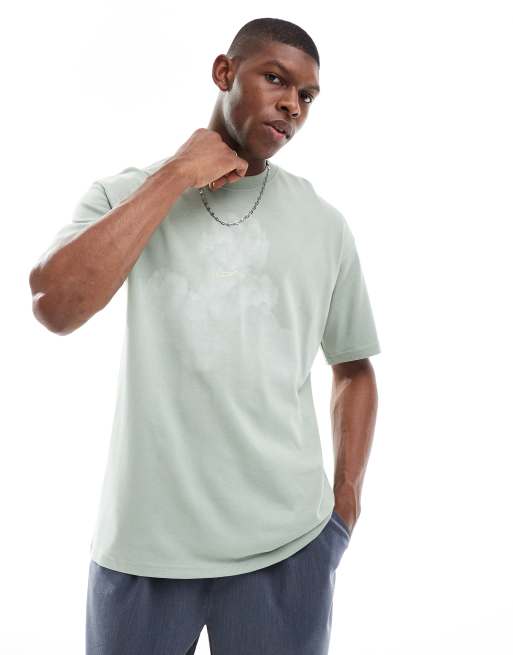 Nike "Air is Everywhere" back print t-shirt in light green, 2 of 4