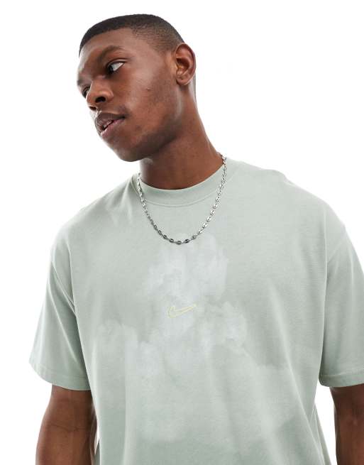 Nike "Air is Everywhere" back print t-shirt in light green, 4 of 4