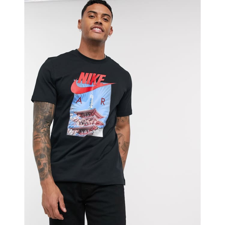 Nike Air Graphic T-Shirt in Black