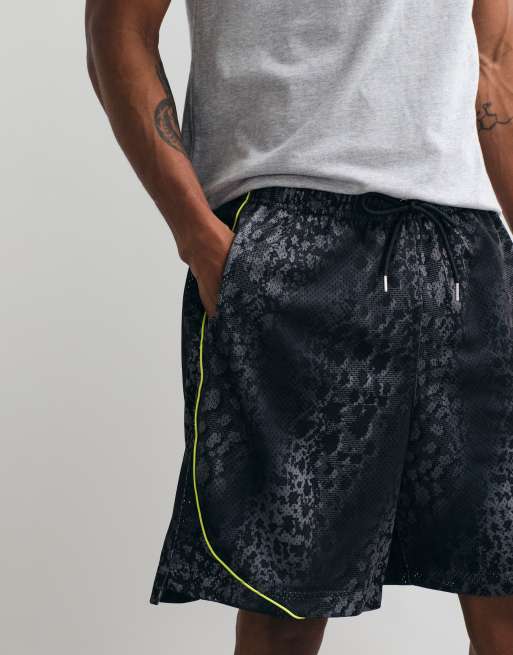Nike Air jersey shorts in dark gray , 4 of 5