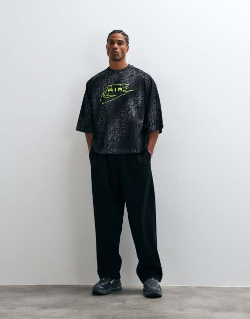 Nike Air jersey top in dark gray , 4 of 5