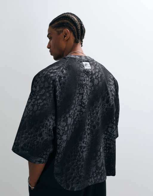 Nike Air jersey top in dark gray , 5 of 5