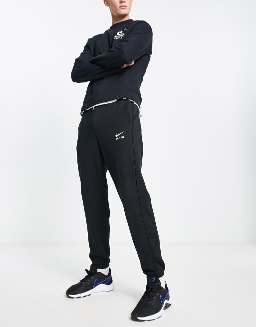 Nike air black on sale joggers