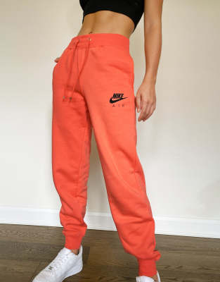 coral nike sweatpants