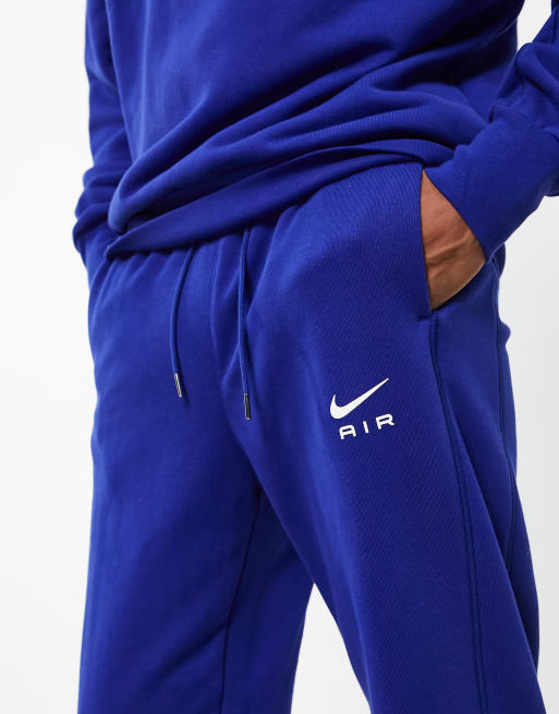 Nike air best sale blue joggers