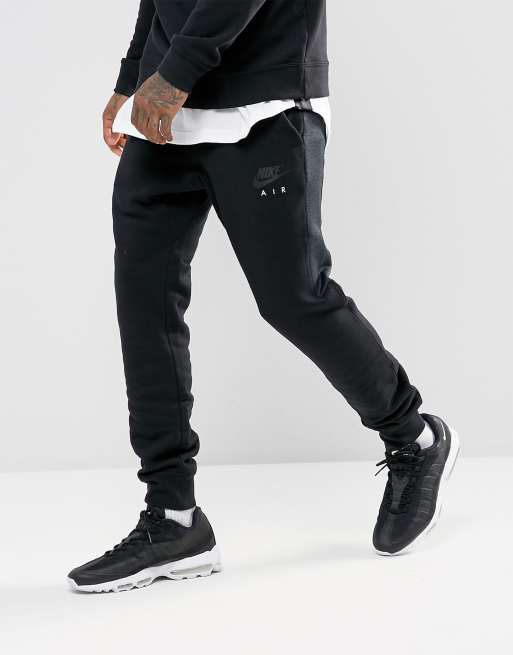 Black nike air tracksuit bottoms new arrivals