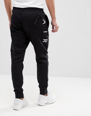 nike air joggers in skinny fit in navy