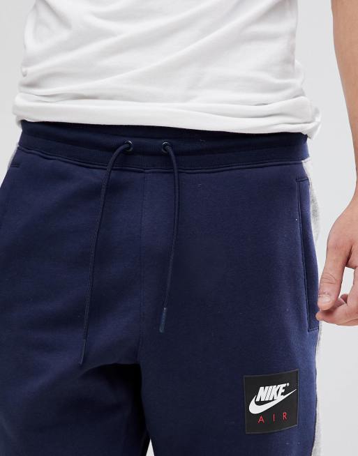 Nike air joggers in cheap skinny fit in navy