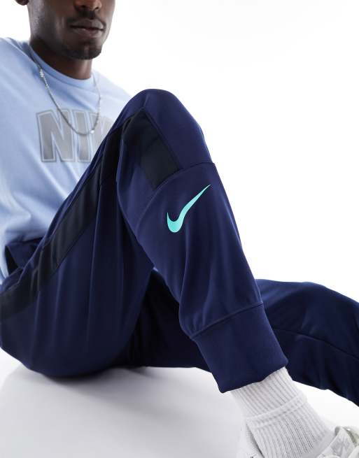 Nike - Air - Joggingbroek met swoosh-logo in marineblauw , 2 van 5
