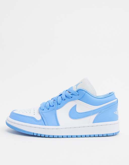 Nike jordan blanche et bleu new arrivals