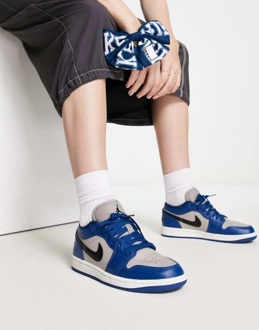 Nike Air Jordan 1 Baskets basses Bleu fran ais