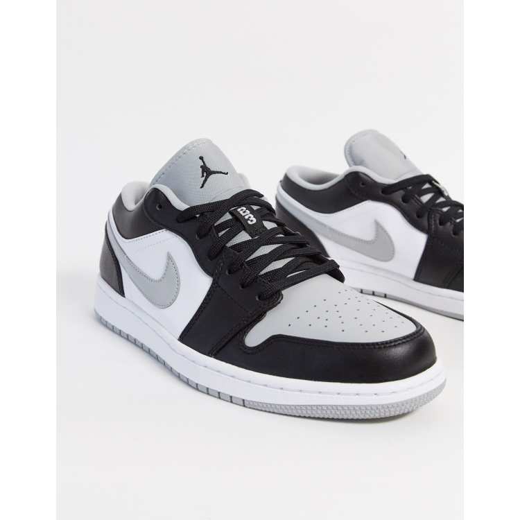 Nike Air Jordan 1 Baskets basses Gris clair fum noir