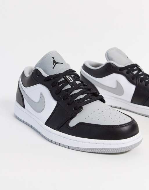 Nike Air Jordan 1 Baskets basses Gris clair fume noir