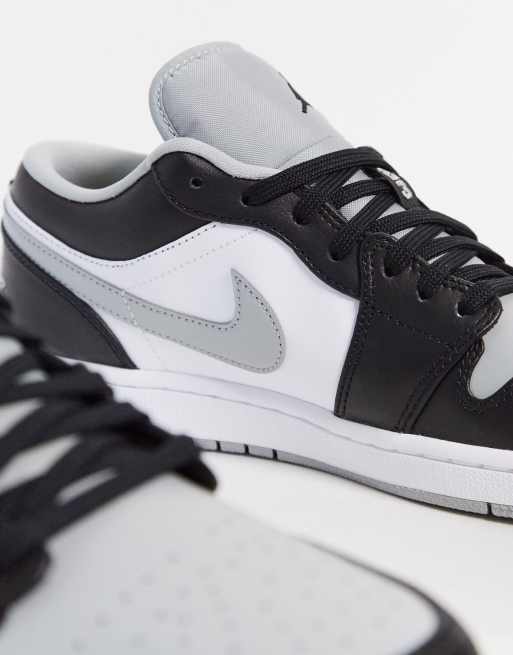 Nike Air Jordan 1 Baskets basses Gris clair fum noir ASOS