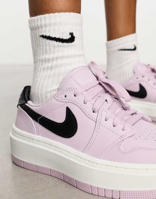 Nike Air Jordan 1 Elevate Low sneakers in lilac and black