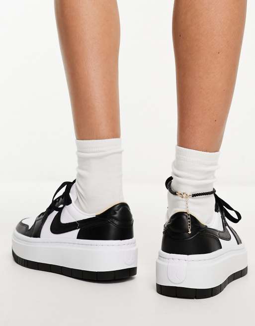 Nike Air Jordan 1 Elevate Low sneakers in white & black | ASOS