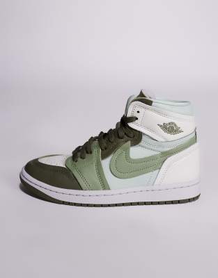Jordan Nike Air  1 High Method Of Make Sneakers In Green